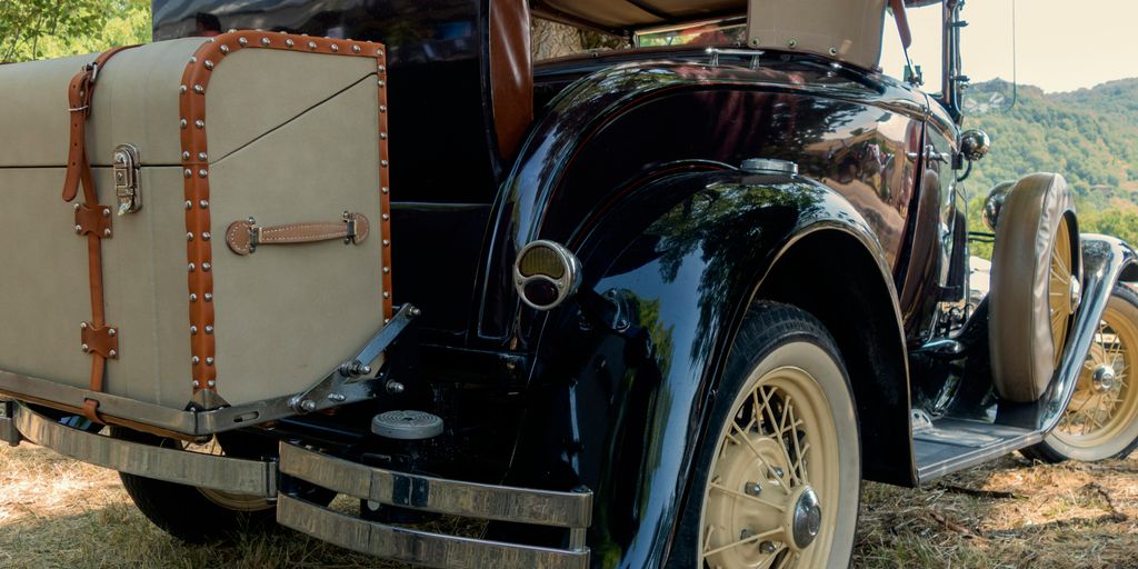 a car with its door open