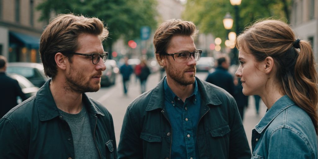 Three friends discussing polyamorous relationships without blaming each other.