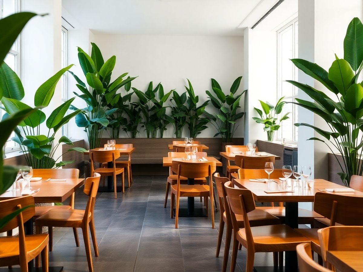 Interiorul elegant al restaurantului Zahana 33.