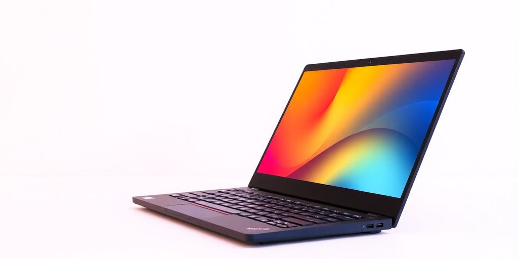 صورة لجهاز كمبيوتر محمول من لينوفو