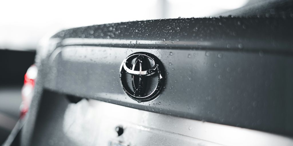 a close up of the rear end of a car