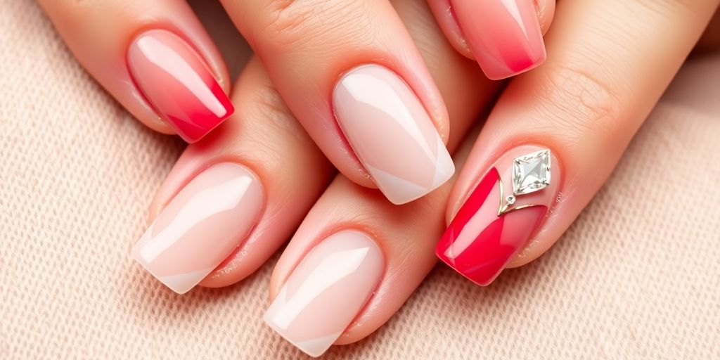 Unhas postiças realistas em diversas cores e designs.