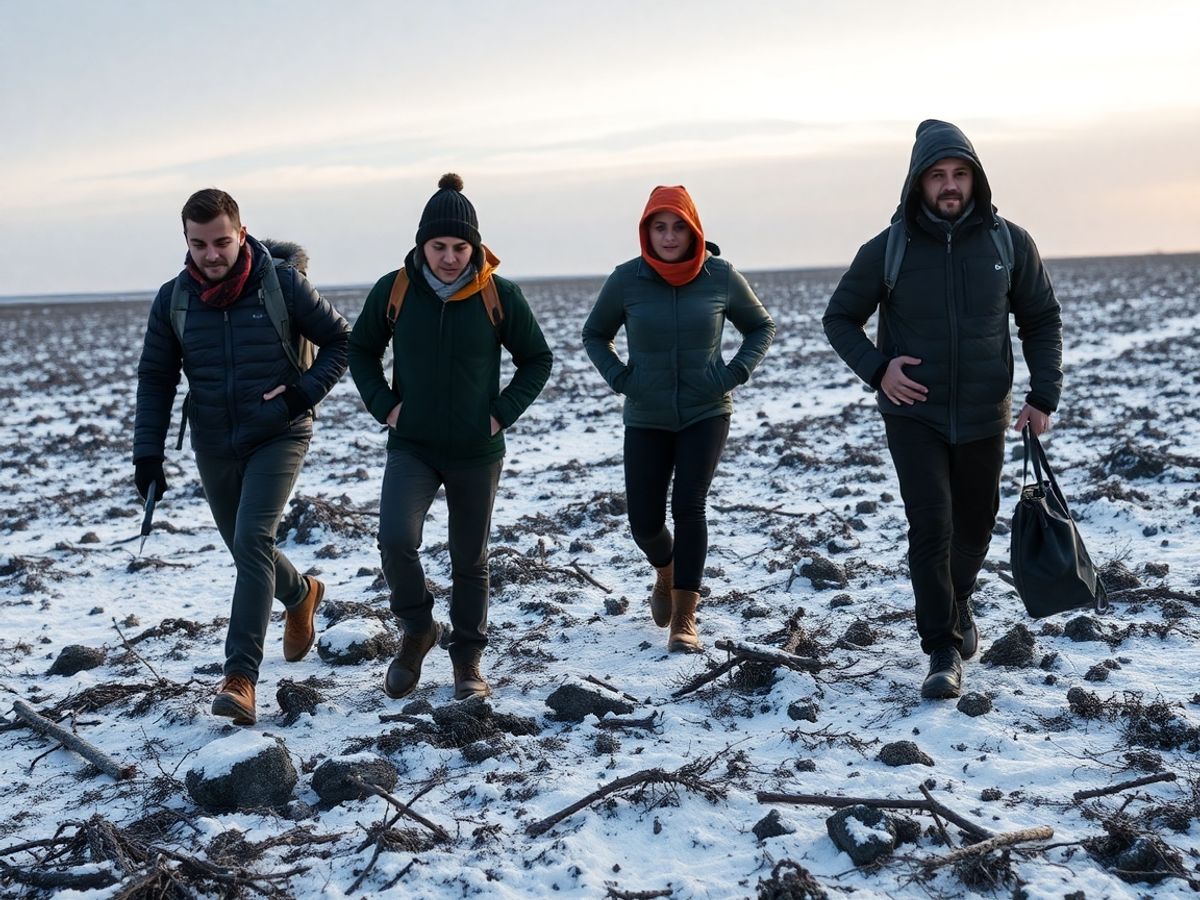 Fondatori români în fața unui peisaj hibernal al startup-urilor.