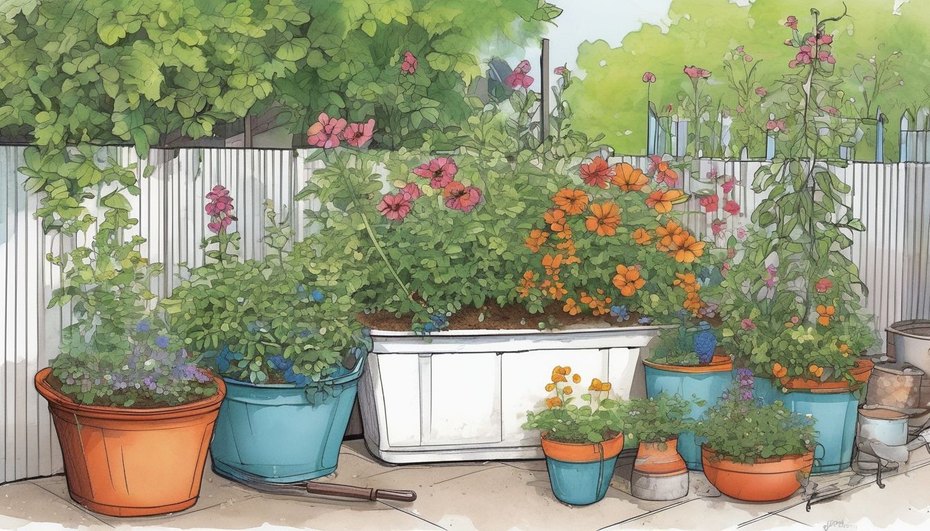 container garden maintenance