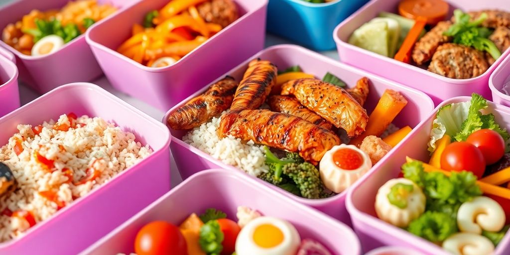 ข้าวกล่องจัดเบรคหลากชนิด น่ารับประทาน