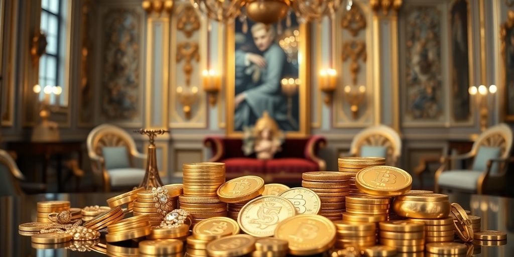 Vente d’or à Versailles, bijoux et pièces dorées.