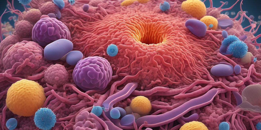 gut microbiota illustration