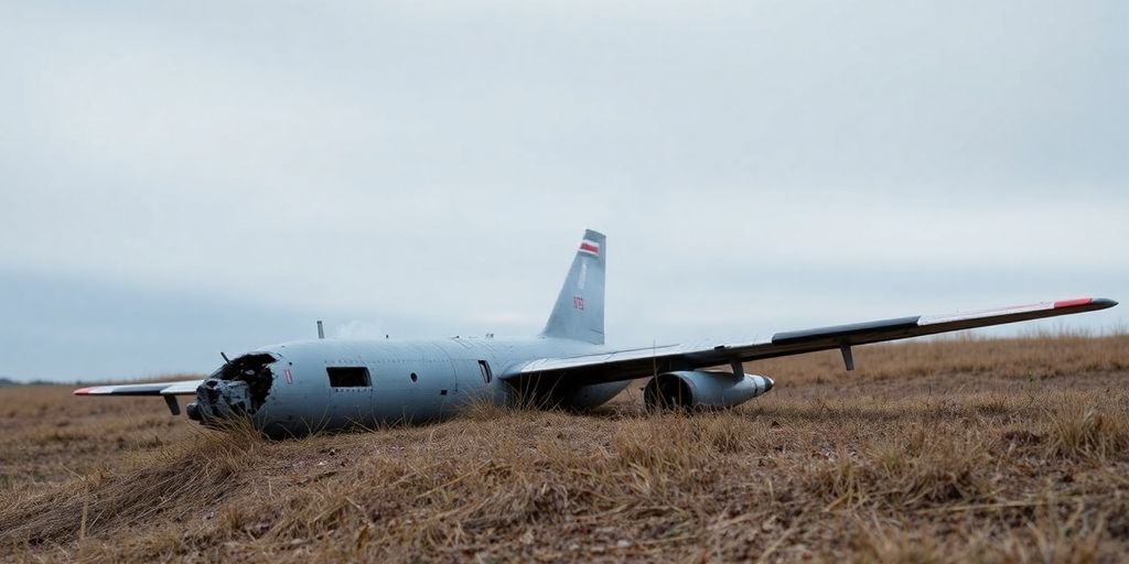 Drone russe détruit sur le sol polonais.